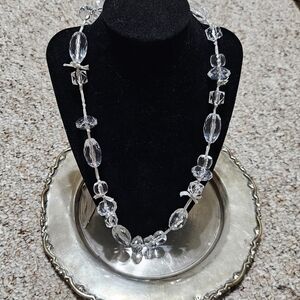 J Crew Tie Knotted Ribbon Necklace